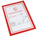 9015-00593-020 - Premium magnetic info pocket single red