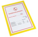 9015-00593-040 - Premium magnetic info pocket single yellow