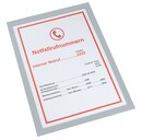 9015-00593-140 - Premium magnetic info pocket single grey