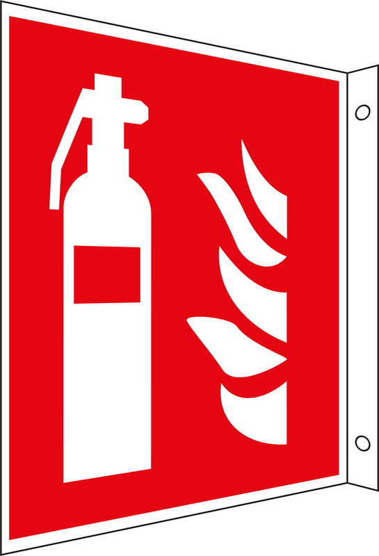 Brandschutz-Fahnenschild Feuerlöscher - EICHNER - Ihr Ausrüster für  Werkstatt, Büro und Lager