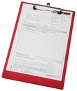 9015-00534 - Klemmbrett befuellt rot