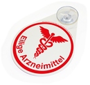 9108-02096-008 - Hinweisschild Eilige Arzneimittel rot