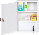 9127-00985 - Medikamentenschrank mit Einlegeboden offen weiss