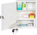9127-00985 - Medikamentenschrank mit einem Einlegeboden offen weiss
