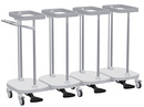 9136-00004 - Waeschesammler 4-fach ohne Deckel
