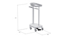 9136-00001 - Waeschesammler 1-fach Groesse