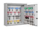 9201-00029 - Schluesselschrank mit Elektronikschloss fuer 80 Schluessel offen deko