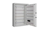 9201-00029 - Schluesselschrank mit Elektronikschloss fuer 120 Schluessel offen leer