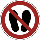 9225-10080-010 - Verbotsschild "Betreten der Fl&auml;che verboten"