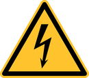 9225-12020-010 - Warnschild "Elektr. Spannung"