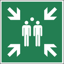 9225-14021-040 - Fluchtwegsschild "Sammelstelle"