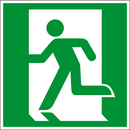 9225-14071-015 - Fluchtwegsschild "Fluchtweg - Notausgang" linkslaufend