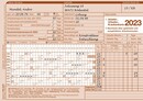 9606-00555 - Arbeits- Urlaubs- Krankenkarte 2023