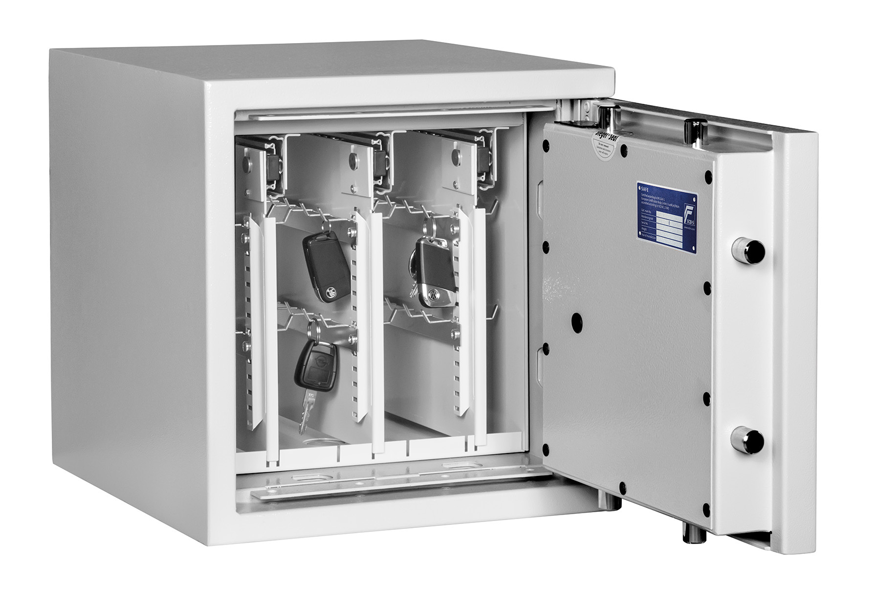 9201-00013 - Vault key safe with double-bit key for 72 keys