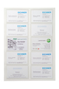 9218-02004 - Self adhesive-business card pockets filled