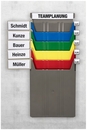 9218-05057 - wall organizer Flat frontal with Writing clips